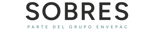 Logo of SOBRES with text 'Parte del Grupo Envepac' on a white background
